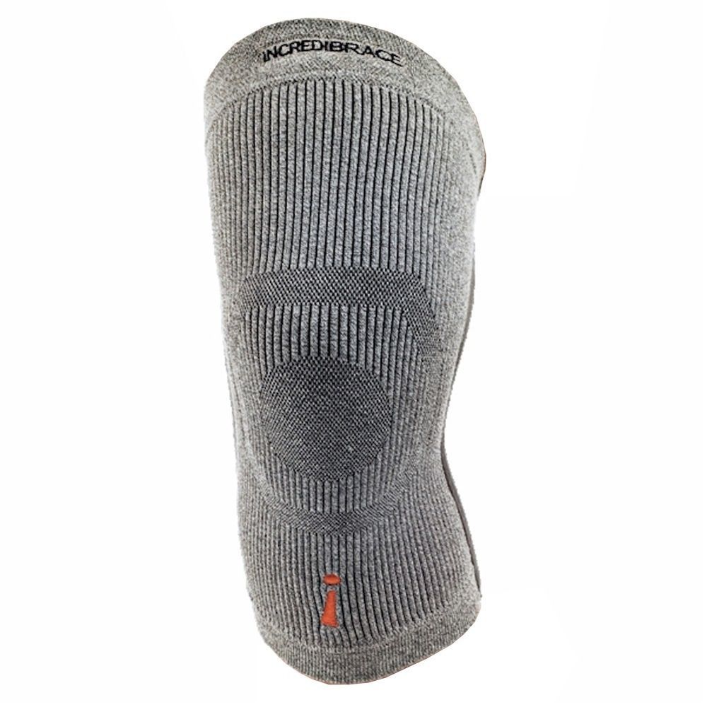 Incrediwear – Incredibrace Knee Brace Sleeve (M, L, XL, XXL, XXXL) Grey NEW