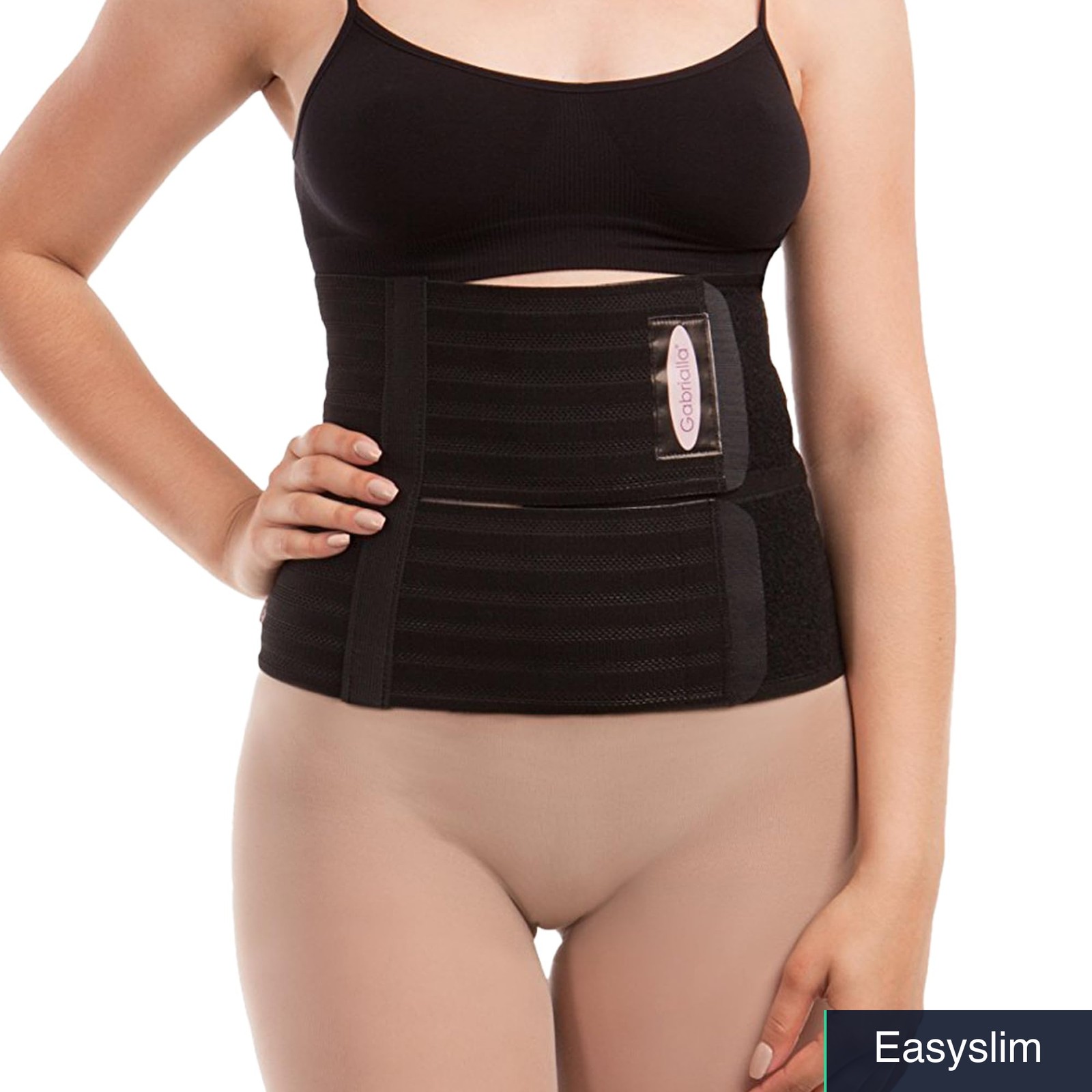 Abdominal Support Binder 9 Inch, Women’s, Compression, XXL, Black