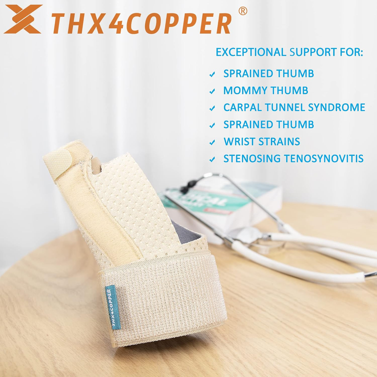 Thumb & Wrist Stabilizer Splint for Blackberry Thumb,Thumb Pain Relief for Ar…