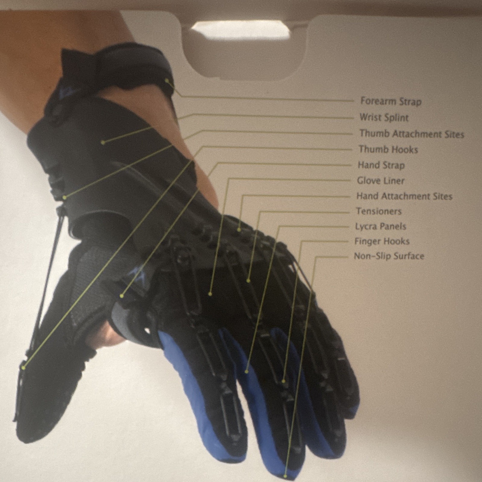 SAEBOGLOVE COMPLETE KIT, SHELL/LG, LINER/LG, LEFT