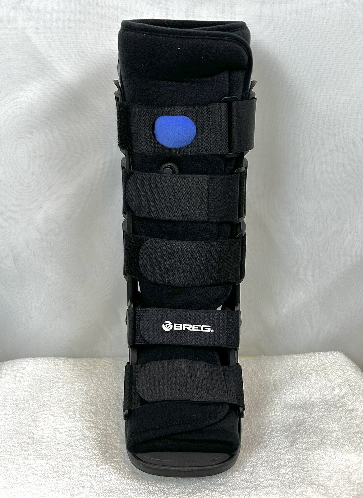 NEW High Top Adjustable Air Cast Walker Boot, Black Tall X-Small