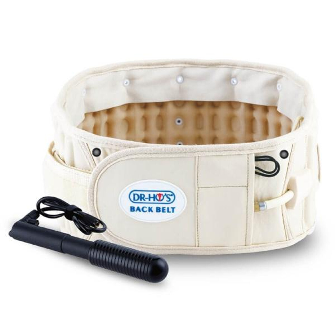 Dr. Ho’s 2-in-1 Beige Adjustable Stretch and Support Back Relief Belt Size A/B