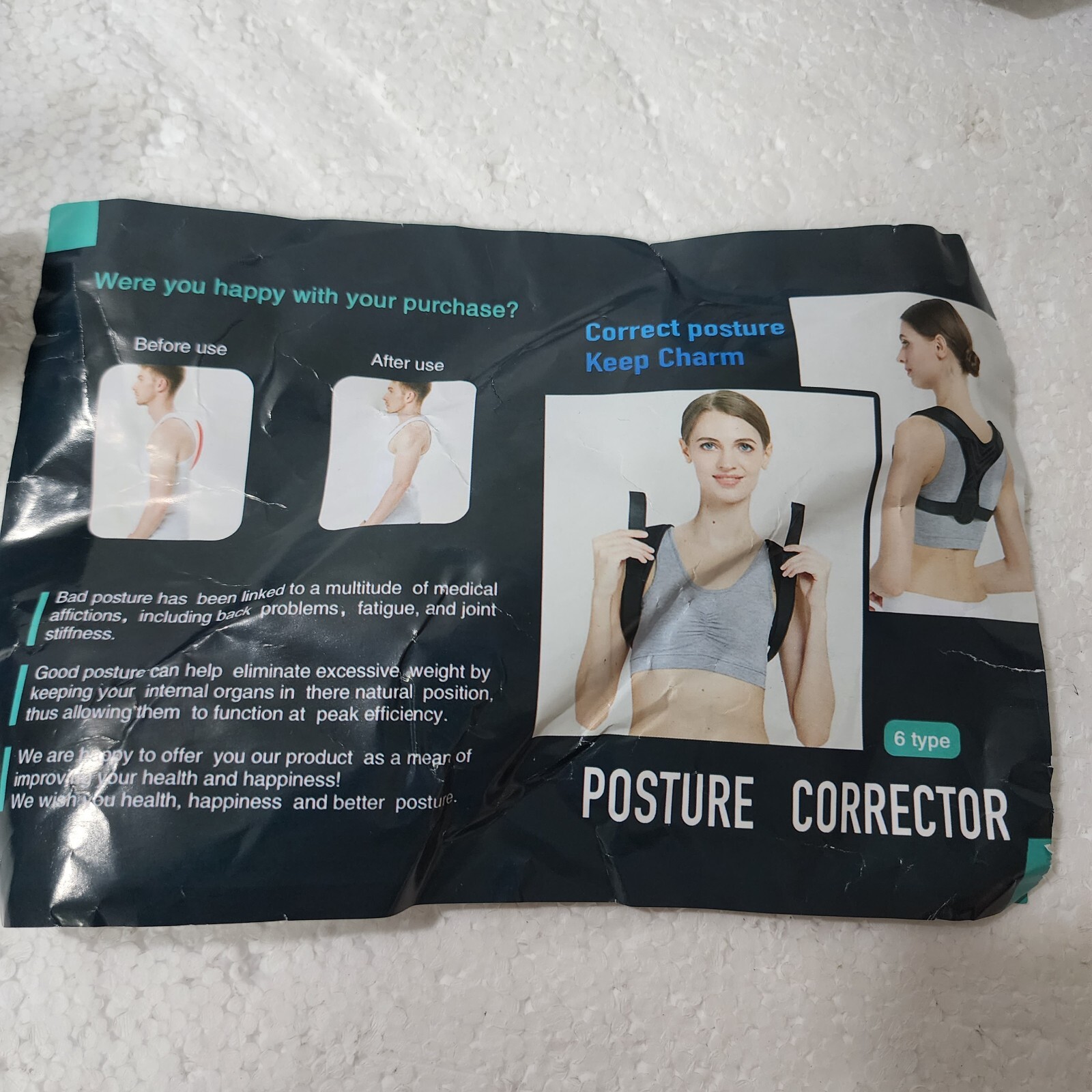 FADD Posture Corrector Adjustable Upper Lower Back Invisible Under Clothing