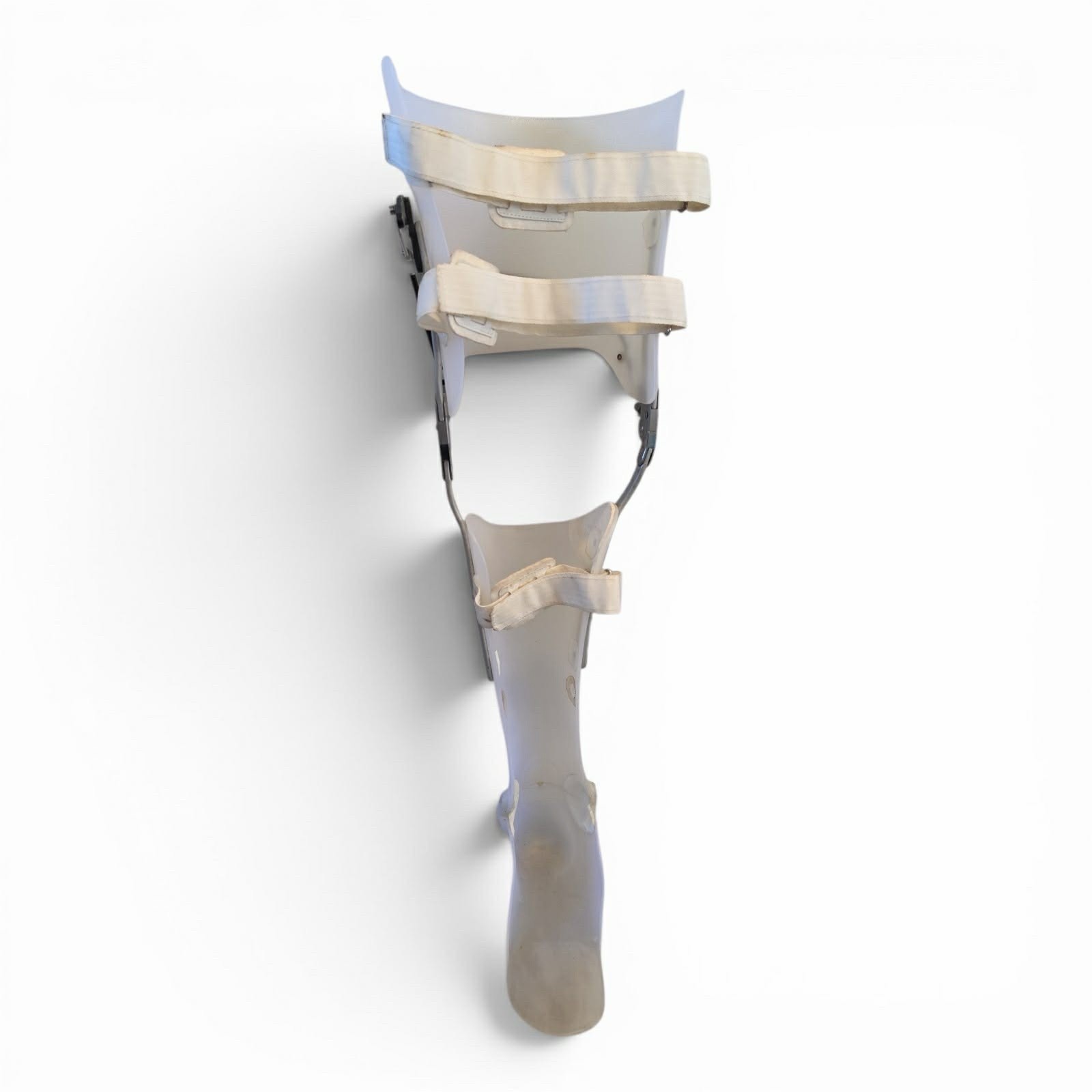 Adult Knee Ankle Foot Orthosis Brace Left Leg Hinged Molded Drop