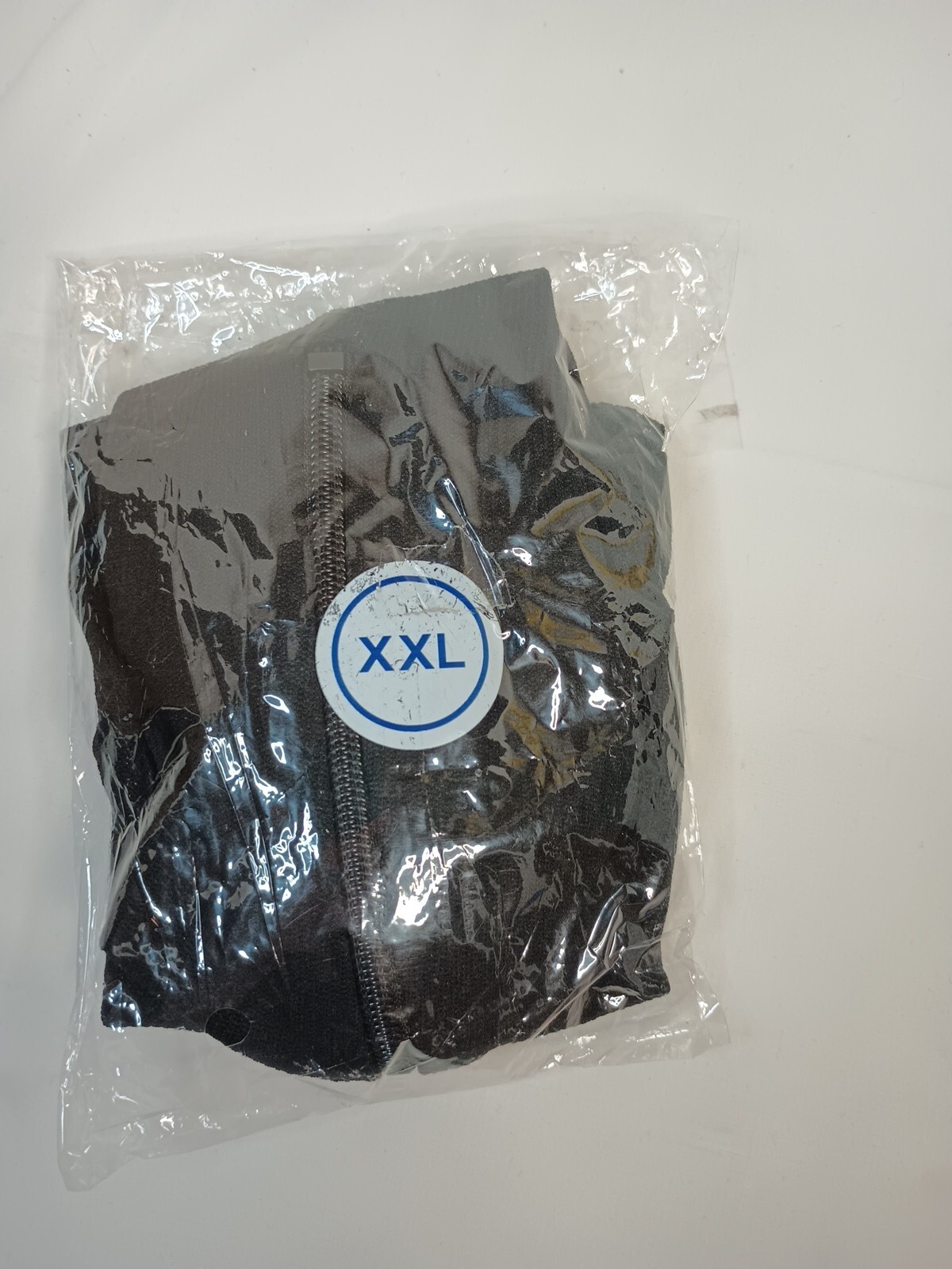 Black Zipper Open Toe Compression Crew Socks Unisex XXL New