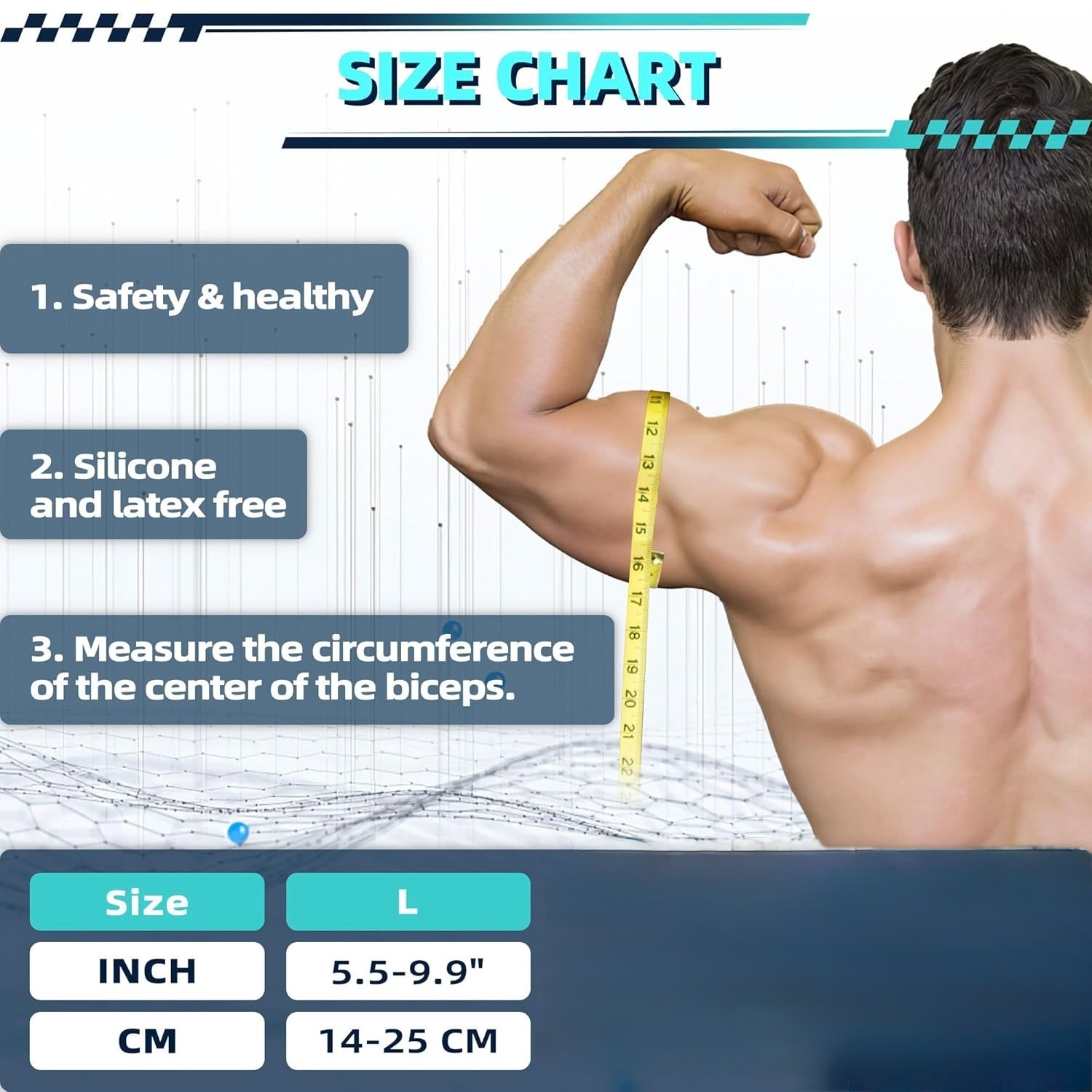 Hiball Triceps & Bicep Brace, Upper Arm Compression Sleeve for Unisex