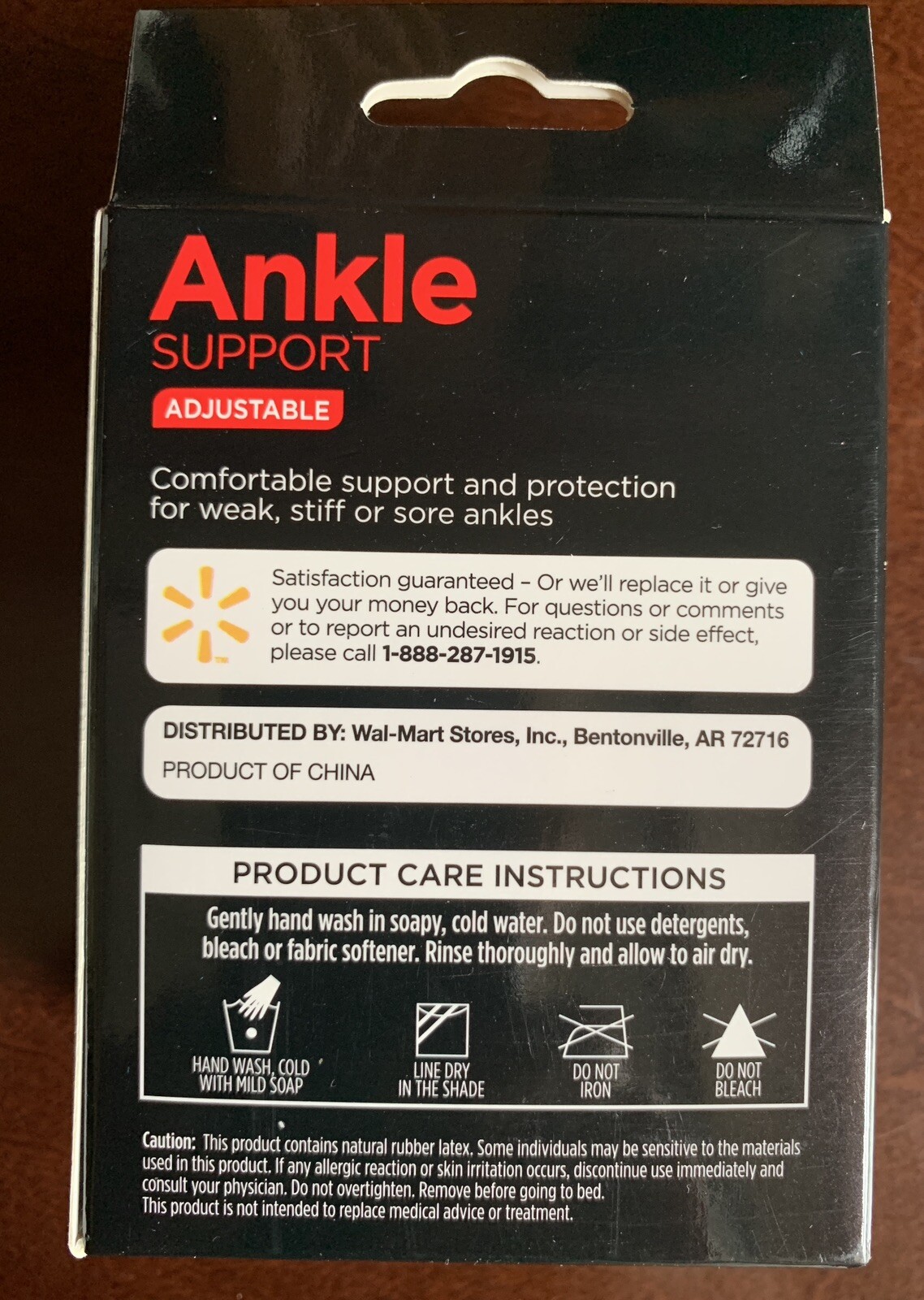Ankle Support Adjustable Right Or Left Optimal One Size Fits