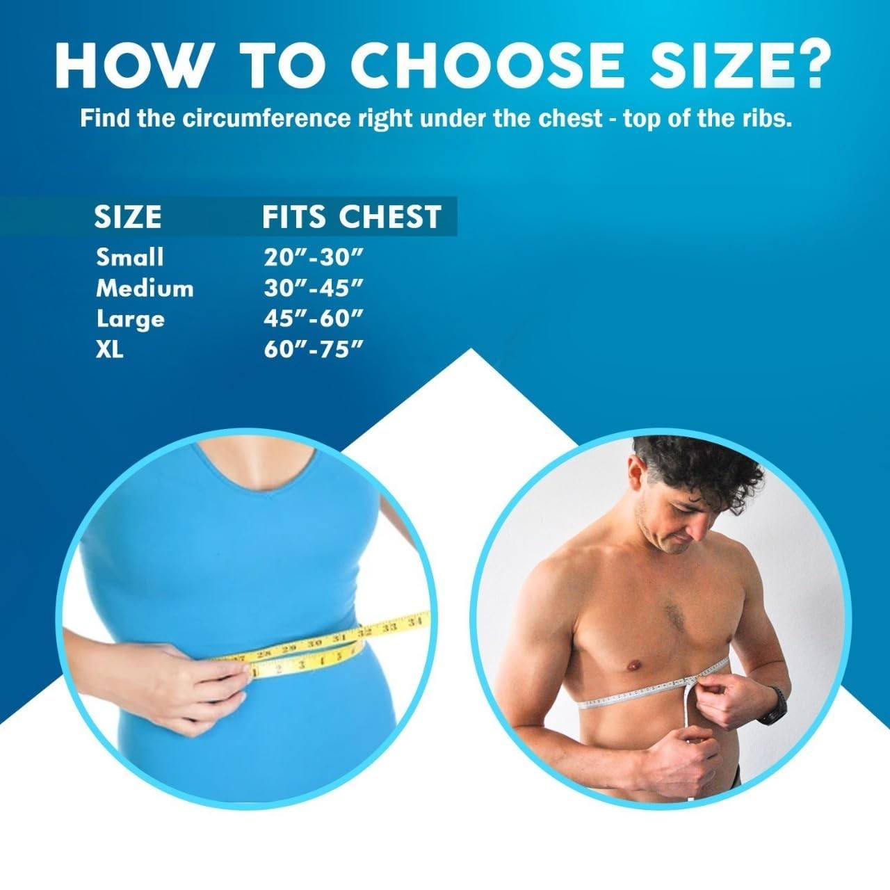 Versatile Rib Protector for Women – Pain Relief Compression Wrap (30-45 Inch)
