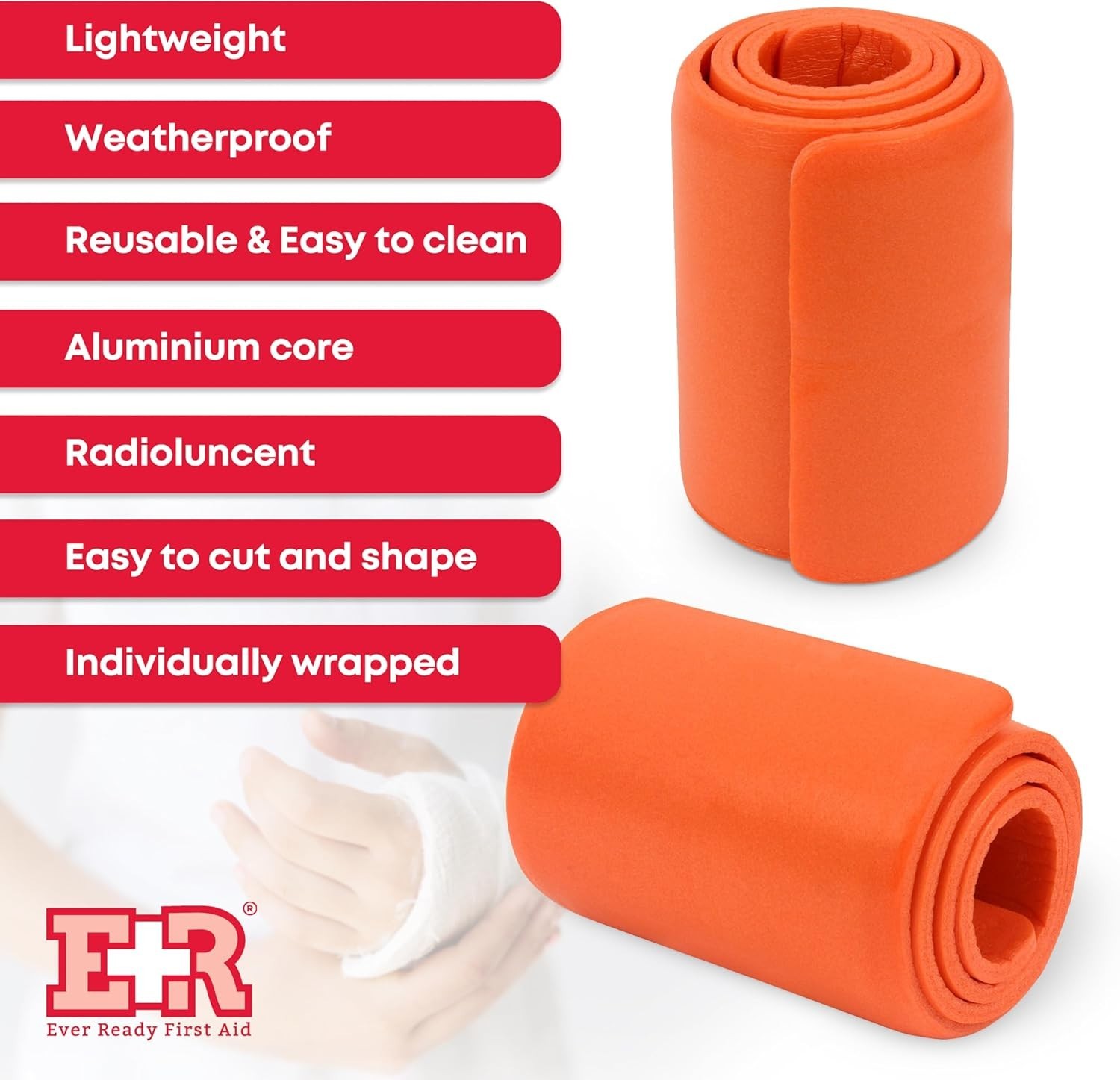 Weatherproof 24” Aluminum Splint – Lightweight Design for Athletes & First Aid