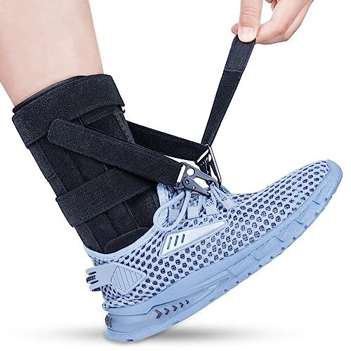 Foot Drop Brace Adjustable Ankle Foot Support for Achilles Tendon Walking