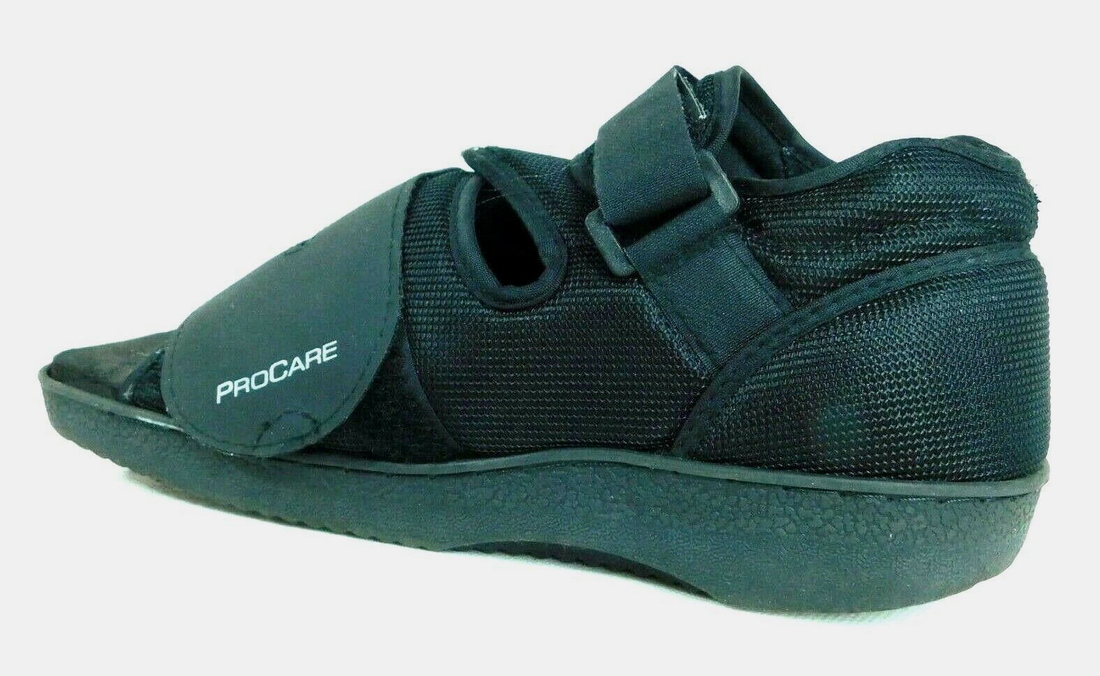 ProCare Medical Walking Shoe Black Open Toe Post-Op Break Medium