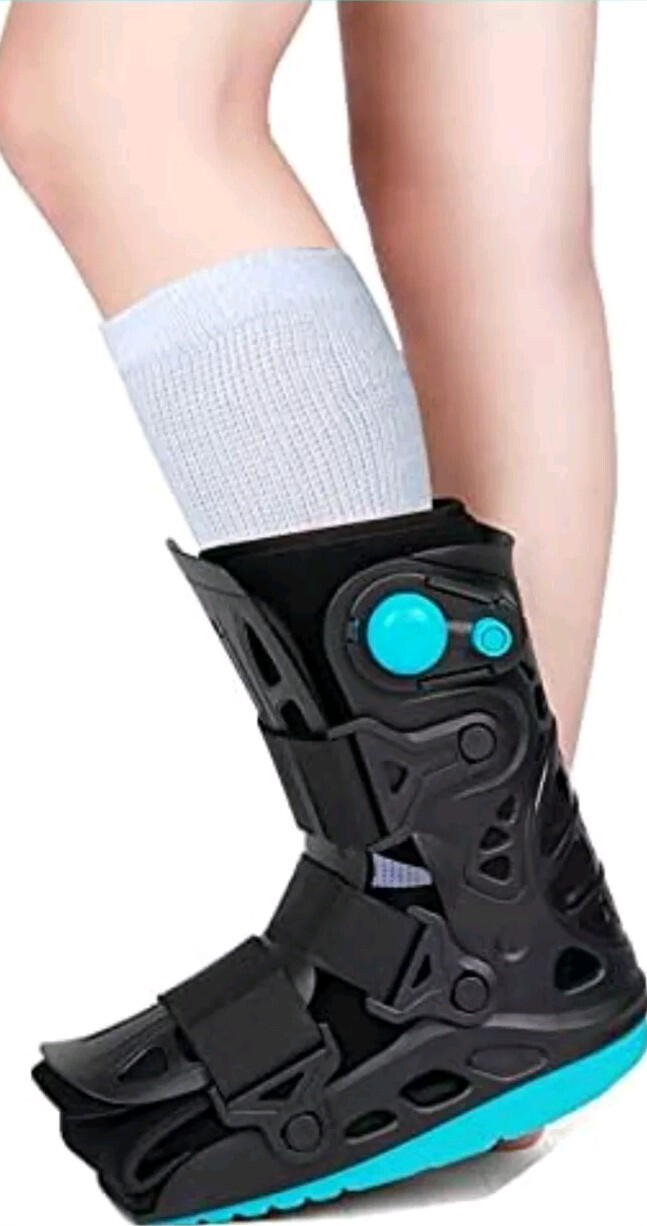 2 Pairs Walking Boot Socks Replacement Liner for Air cast Walking Boot