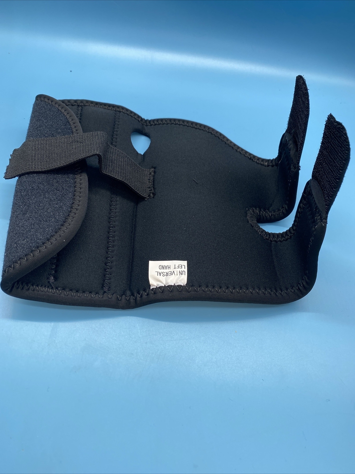 Universal Wrist Support LEFT Hand Black Adjustable w/Removable Metal Splint New