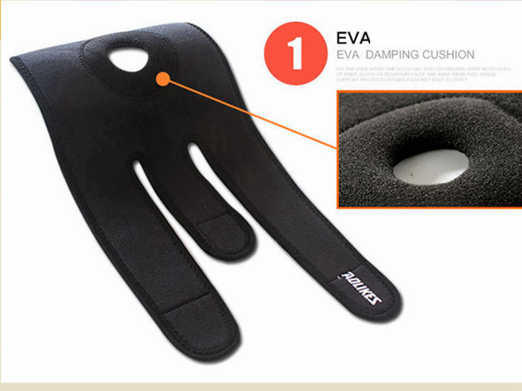 Knee Brace Open Patella Support Adjustable Elastic Sports Kneecap Protector