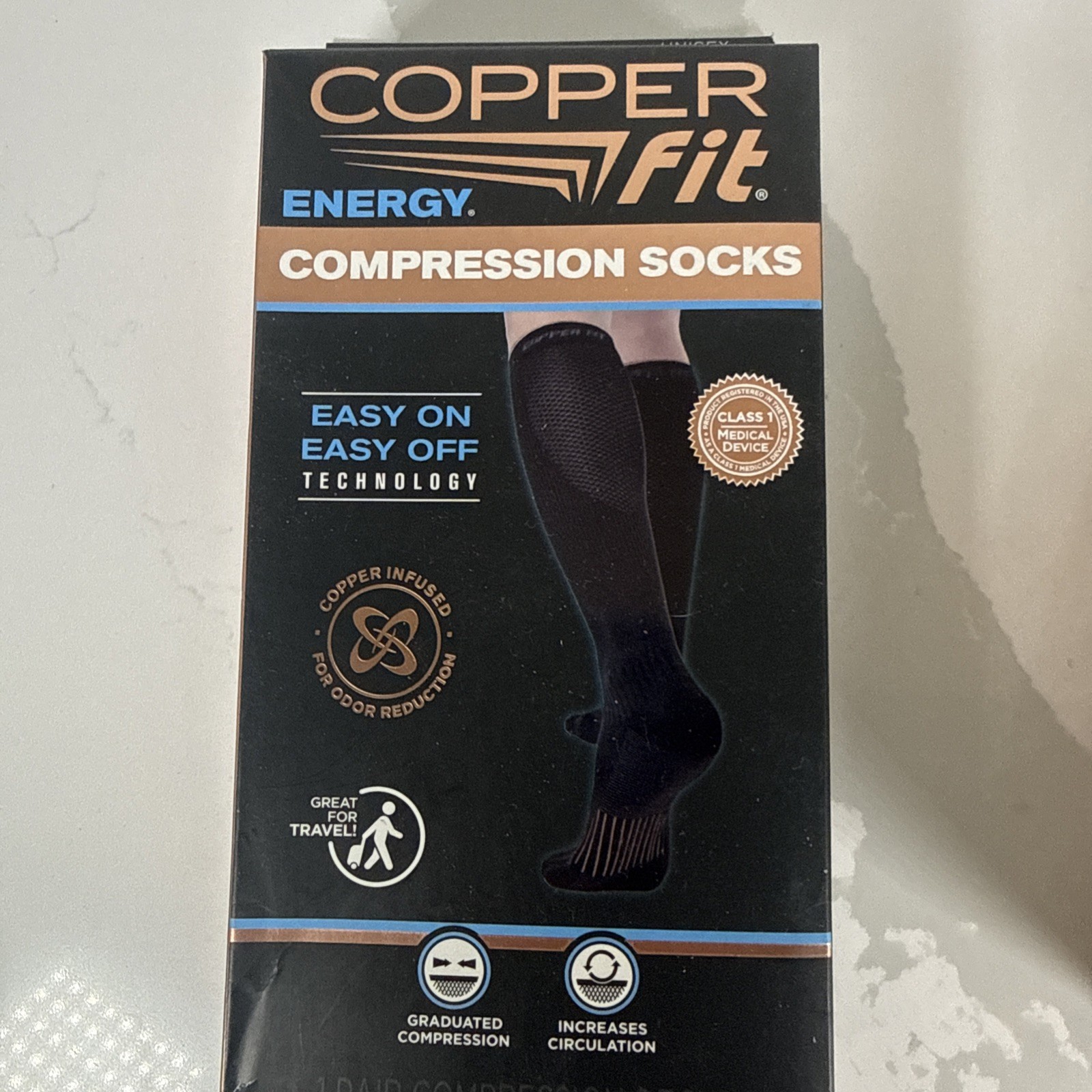 NEW COPPER Fit HEALTH+ANKLE SLEEVE COMPRESSION + SUPPORT And Compression Socks*