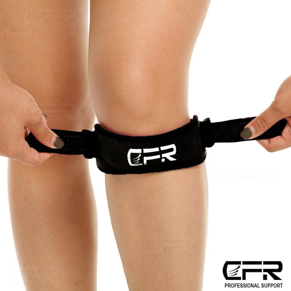 Knee Strap Compression Brace Support Patella Sport Joint Arthritis Stabilizer CF