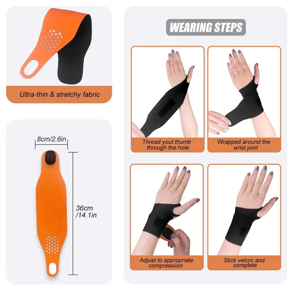 1PCS Wrist Brace Ulnar Wrist Brace Ultra-Thin Elastic for TFCC Tear,Wrist Wraps
