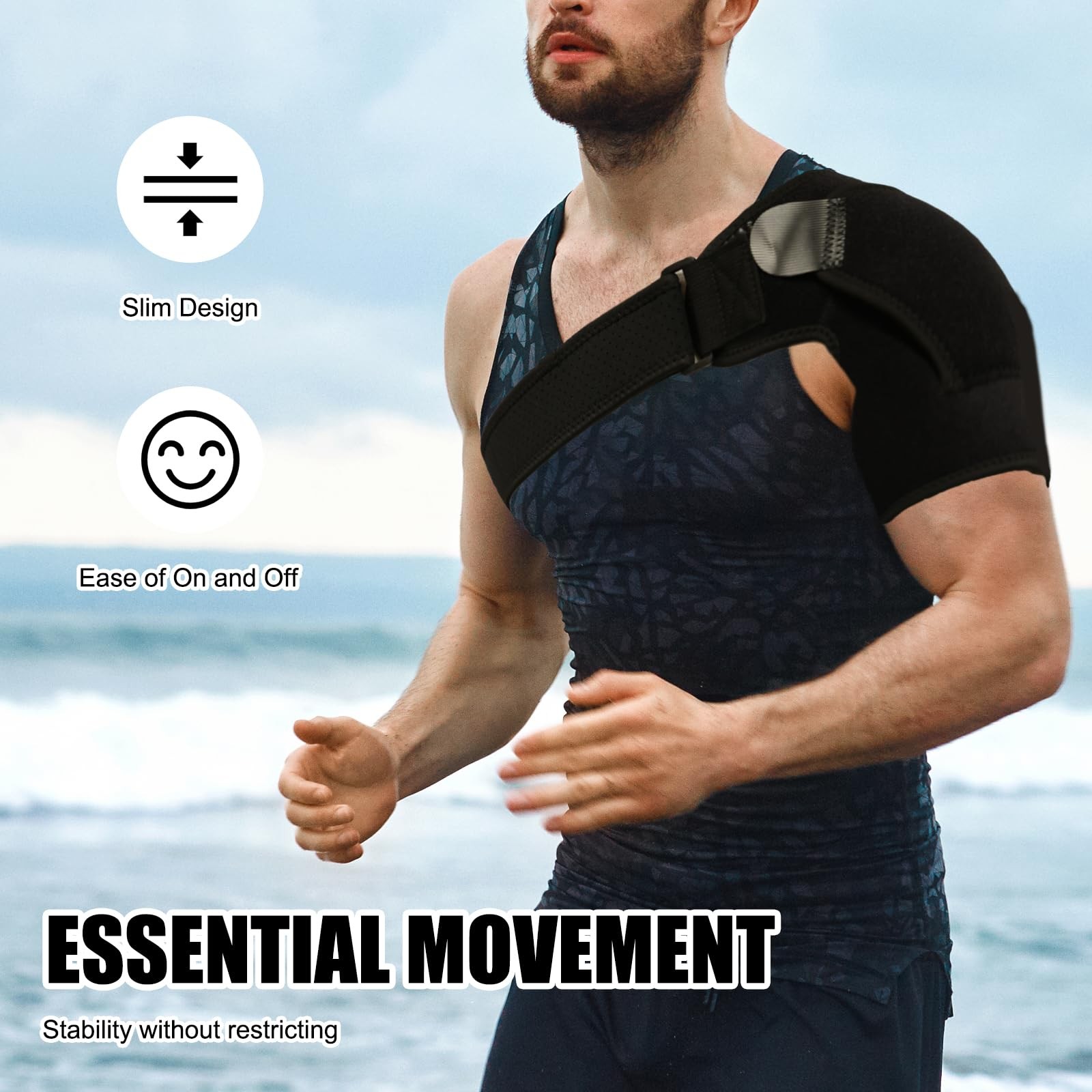 Shoulder Brace Rotator Cuff Men Women Torn Shoulders Relieve Joint Pain Relief