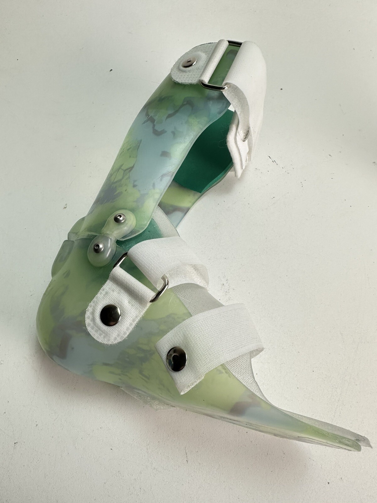 Left AFO Brace Polio Ankle Foot Orthosis Custom Thermoplastic