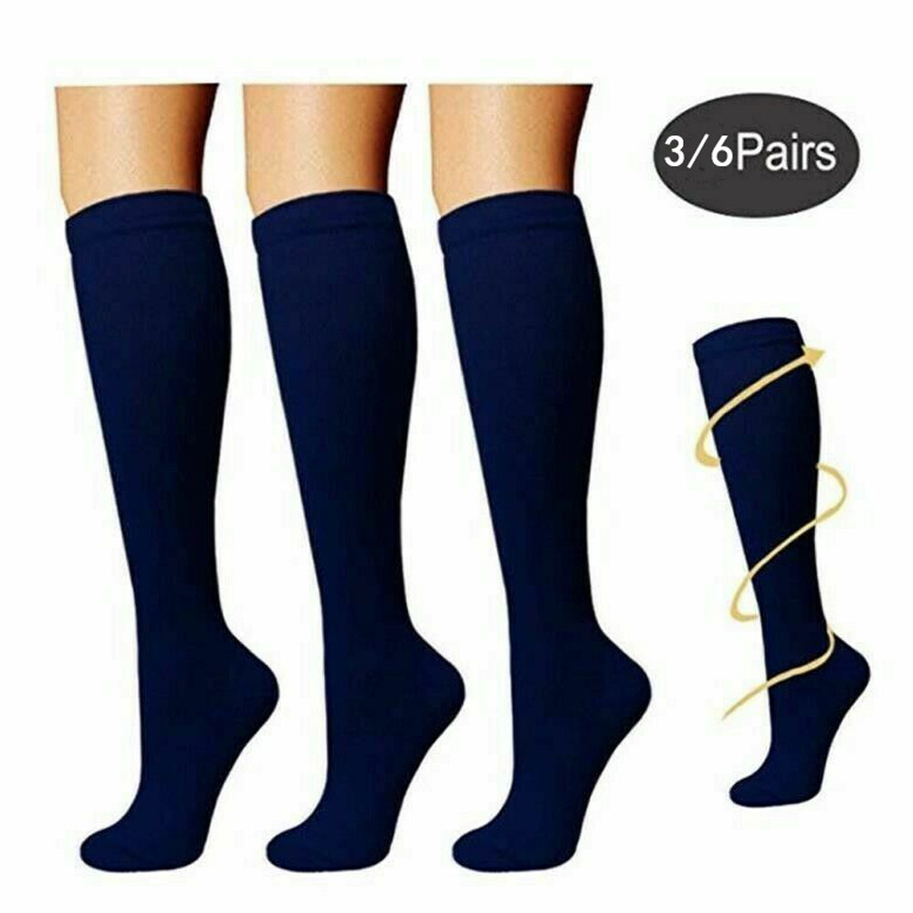 Compressed socks to relieve pain stockings support 15-20mmhg male / women S-XL