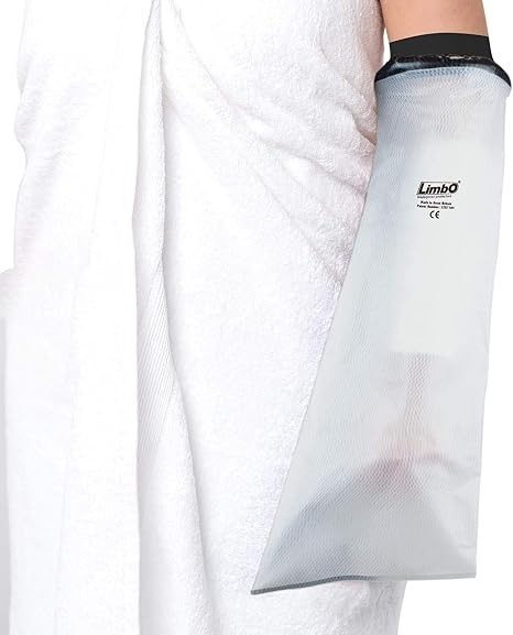 Waterproof Cast Protector Half Arm Self Sealing Submersible Shower Cover For