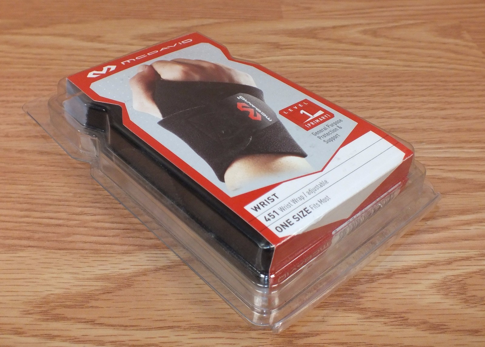Genuine McDavid (451) Adjustable Hook & Loop One Size Fits Most Wrist Wrap *READ