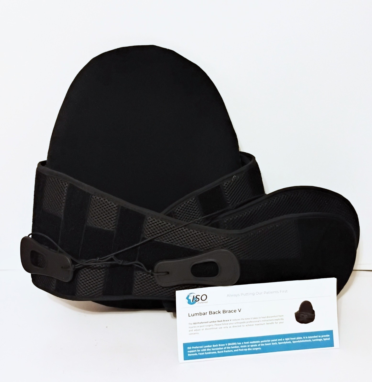 ISO Preferred Lumbar Back Brace V ISO-BA205 – NEW CONDITION