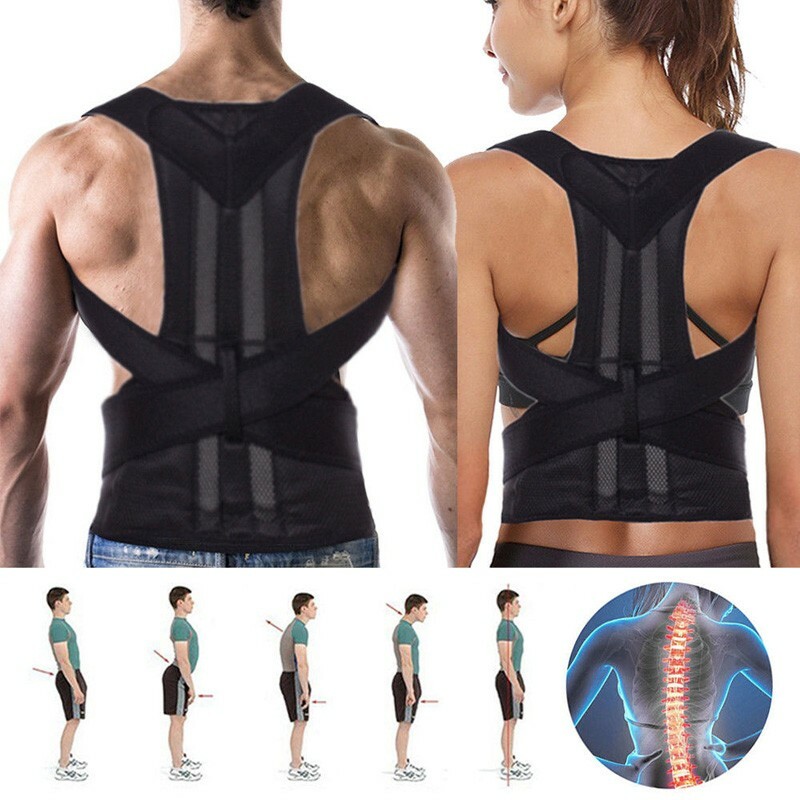 US STOCK Heavy Lifting Lumbar Back Waist Support Belt Brace For Work Men/Women