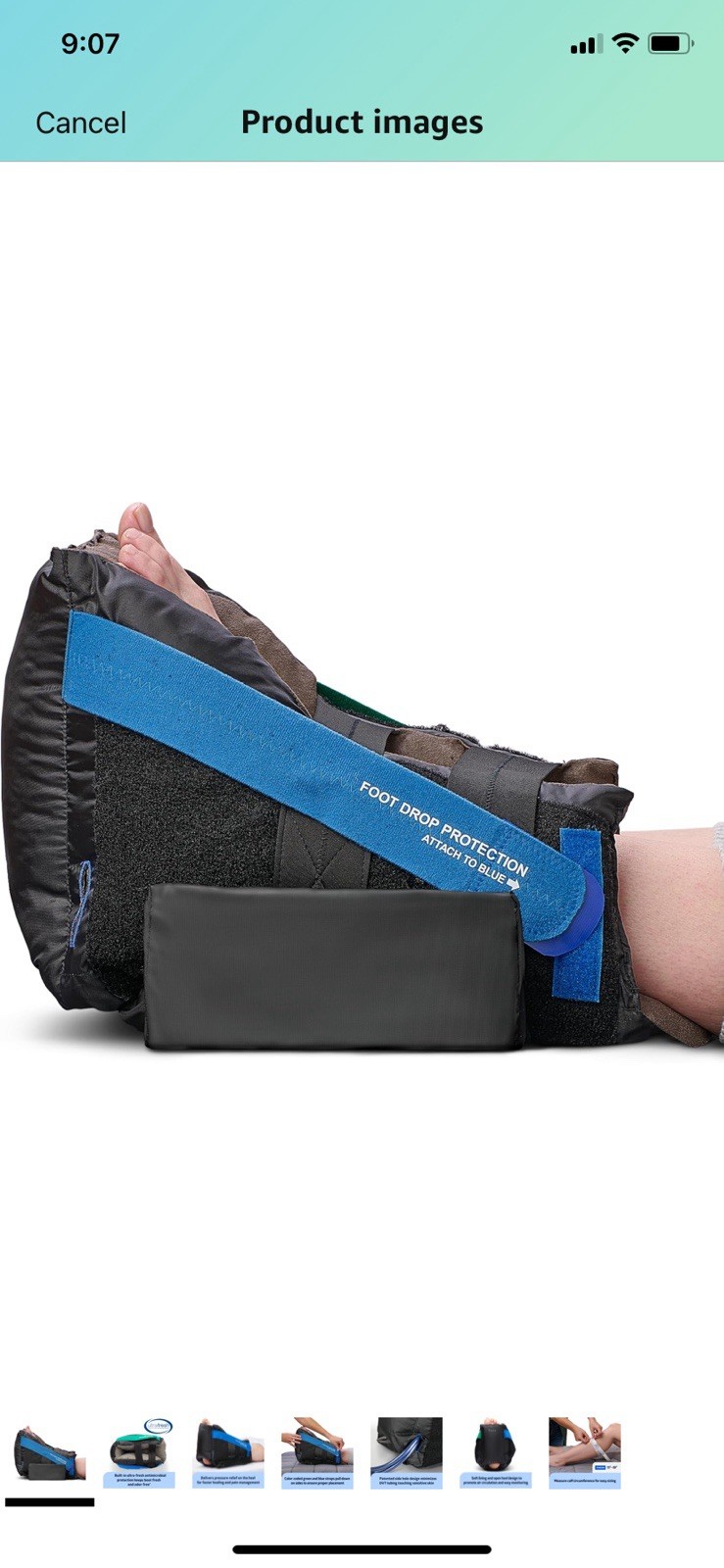 MedLine HEELMEDIX ADVANCED Heel Protector Cushioned Boot Standard Foot Drop