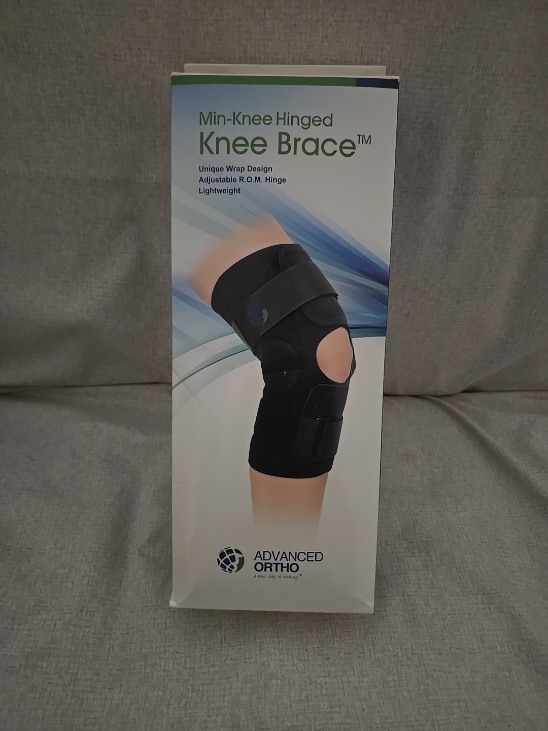 Advanced Ortho Min-Knee Hinged Knee Brace 627 & Sport Sleeve Support 307 LARGE