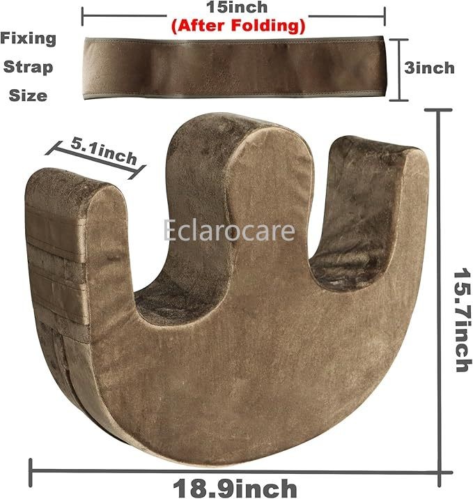 1x Bedridden Patient Turning Device with Fixing Strap Elderly Assistance Product