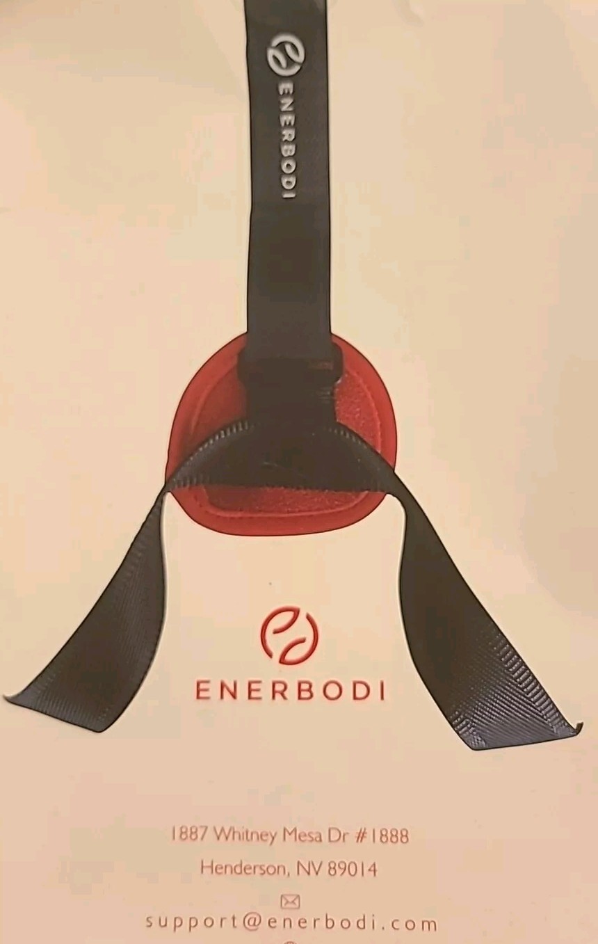 Enerbodi Back Posture Corrector Unisex Black/Red Upper Back Straightener Brace