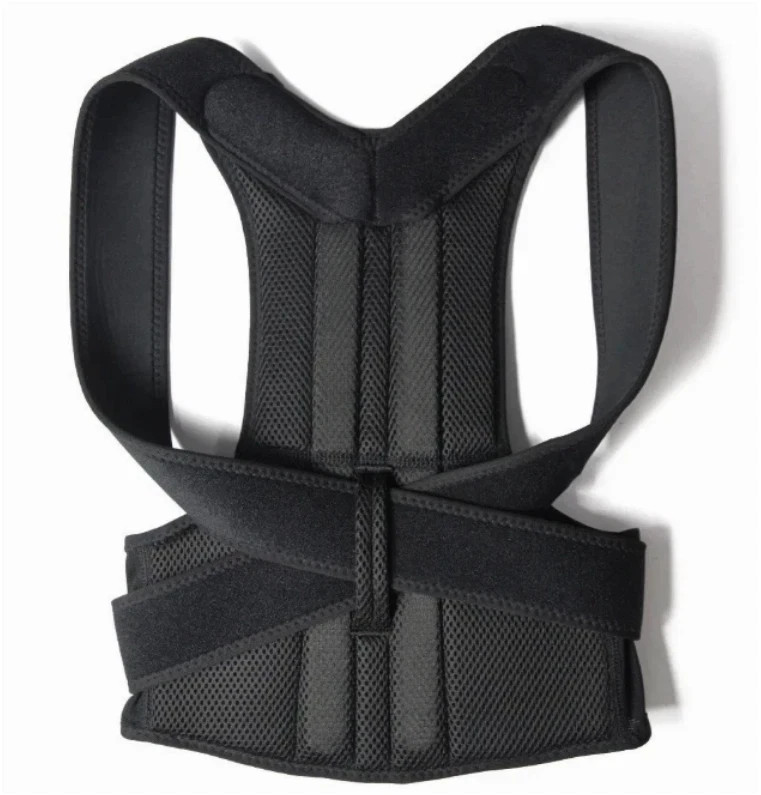 Adjustable Posture Corrector Low Back Support Shoulder Brace Belt for Men Women
