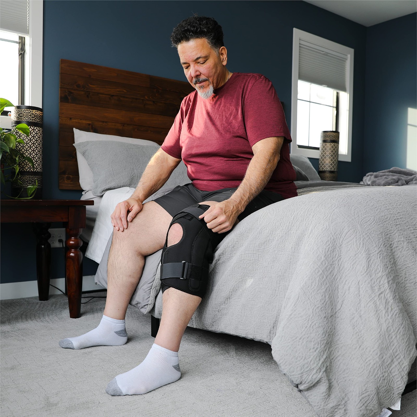 BraceAbility Obesity Hinged Knee Brace – Plus Size Large Wraparound Support