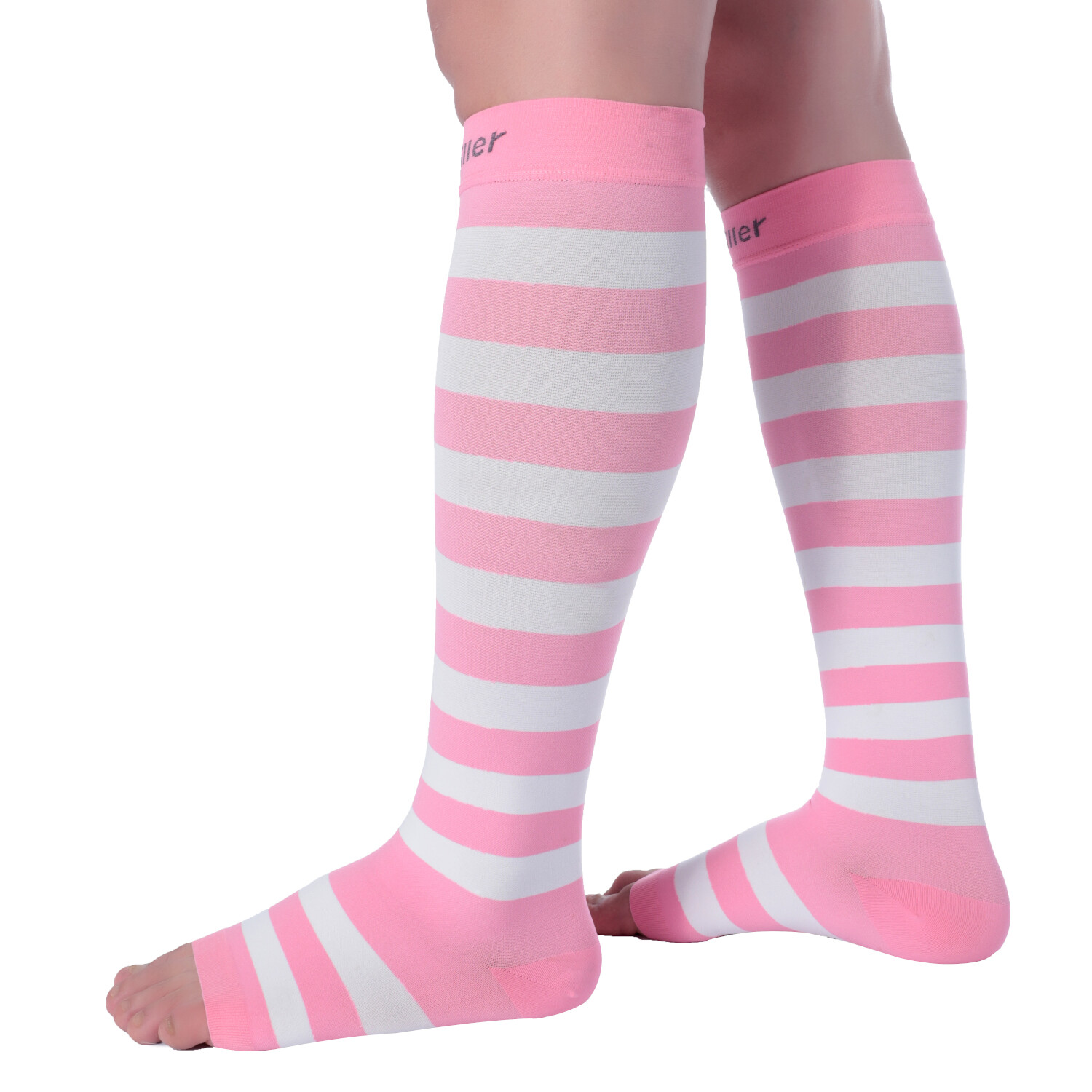 Doc Miller Open Toe Socks Compression Socks 15-20 mmHg Recovery Varicose Veins