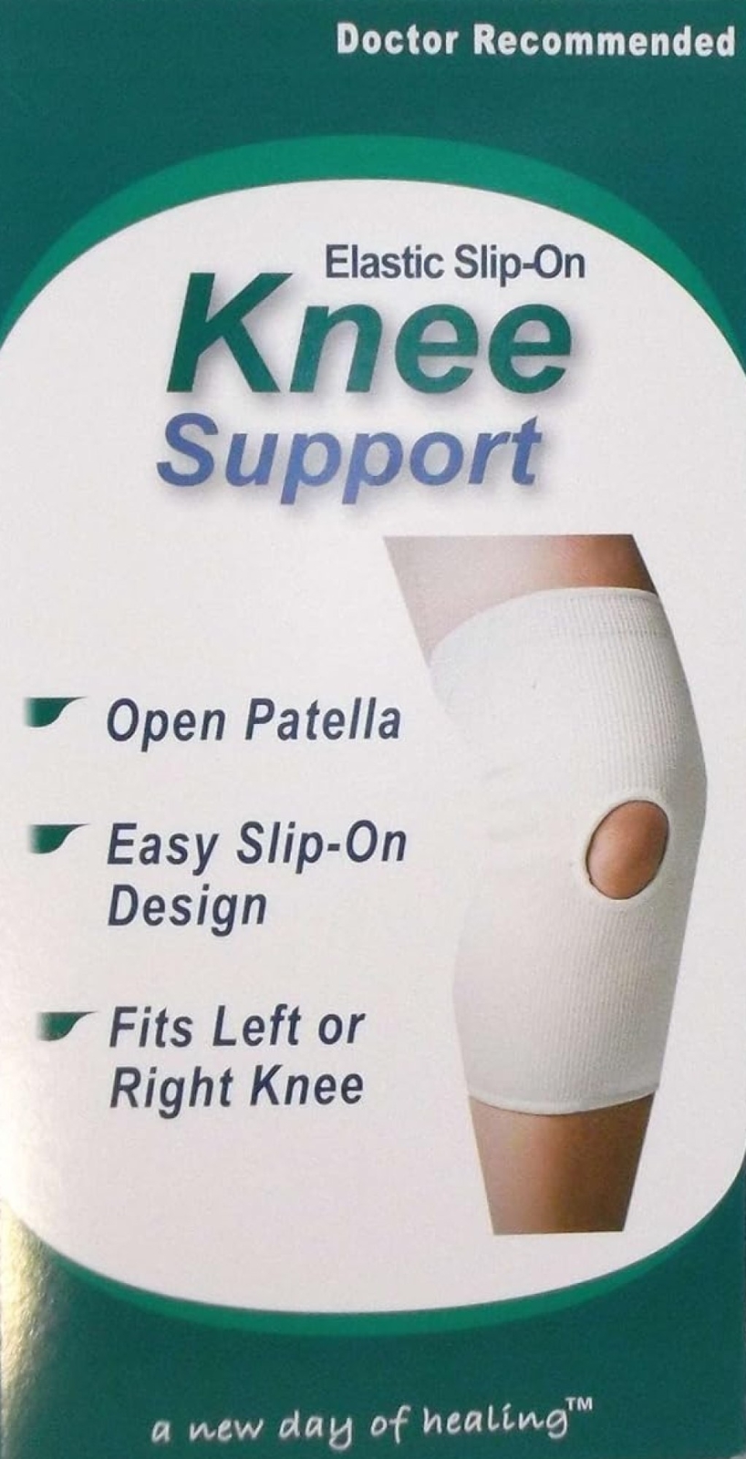 Advanced Ortho Elastic Slip-On Open Patella Knee Support Large 15½”-18″