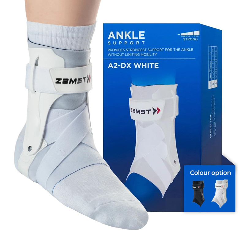 Zamst A2-Dx Sports Ankle Brace Protective Guards For High Ankle Sprains And