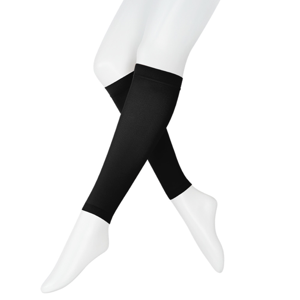 Calf Sleeve Compression Socks Support Swelling Edema Flight Travel Sports Hose