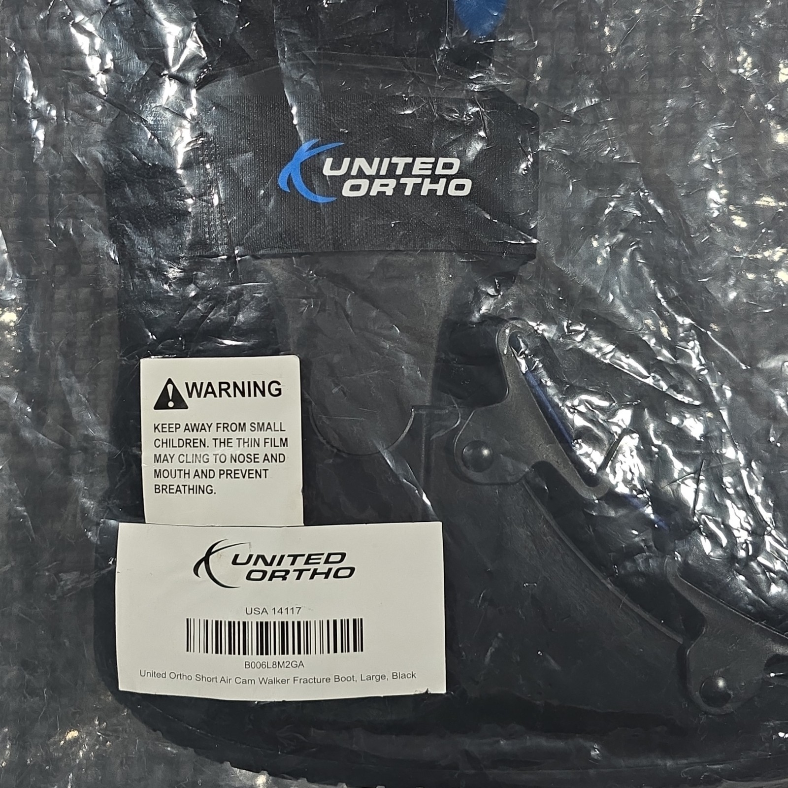 United Ortho Short Air Cam Walker Fracture Boot Large – New Sealed