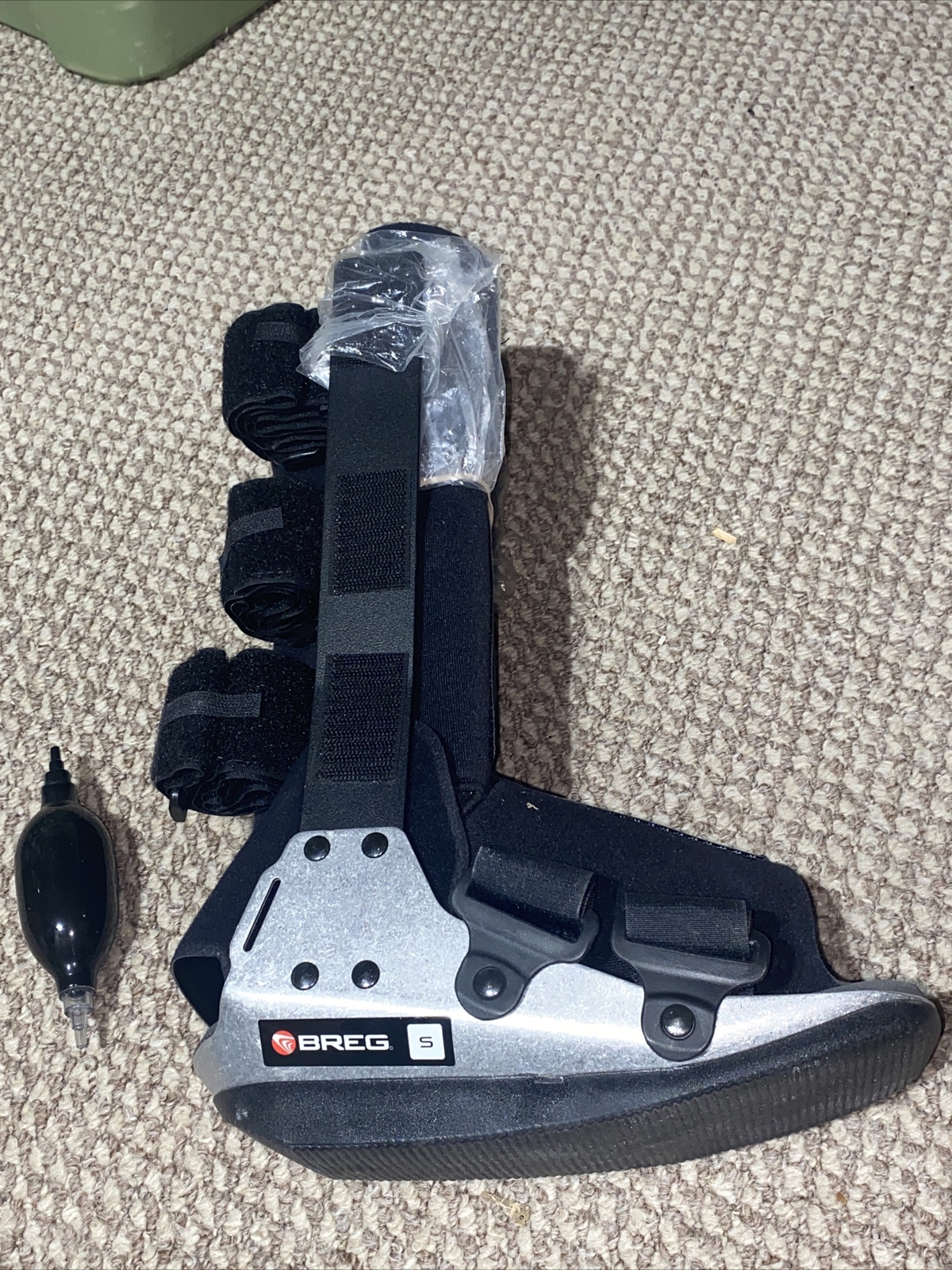 BREG J Walker Plus Boot w/ AIR PUMP MC Mid Calf ~ XS, S, M NEW