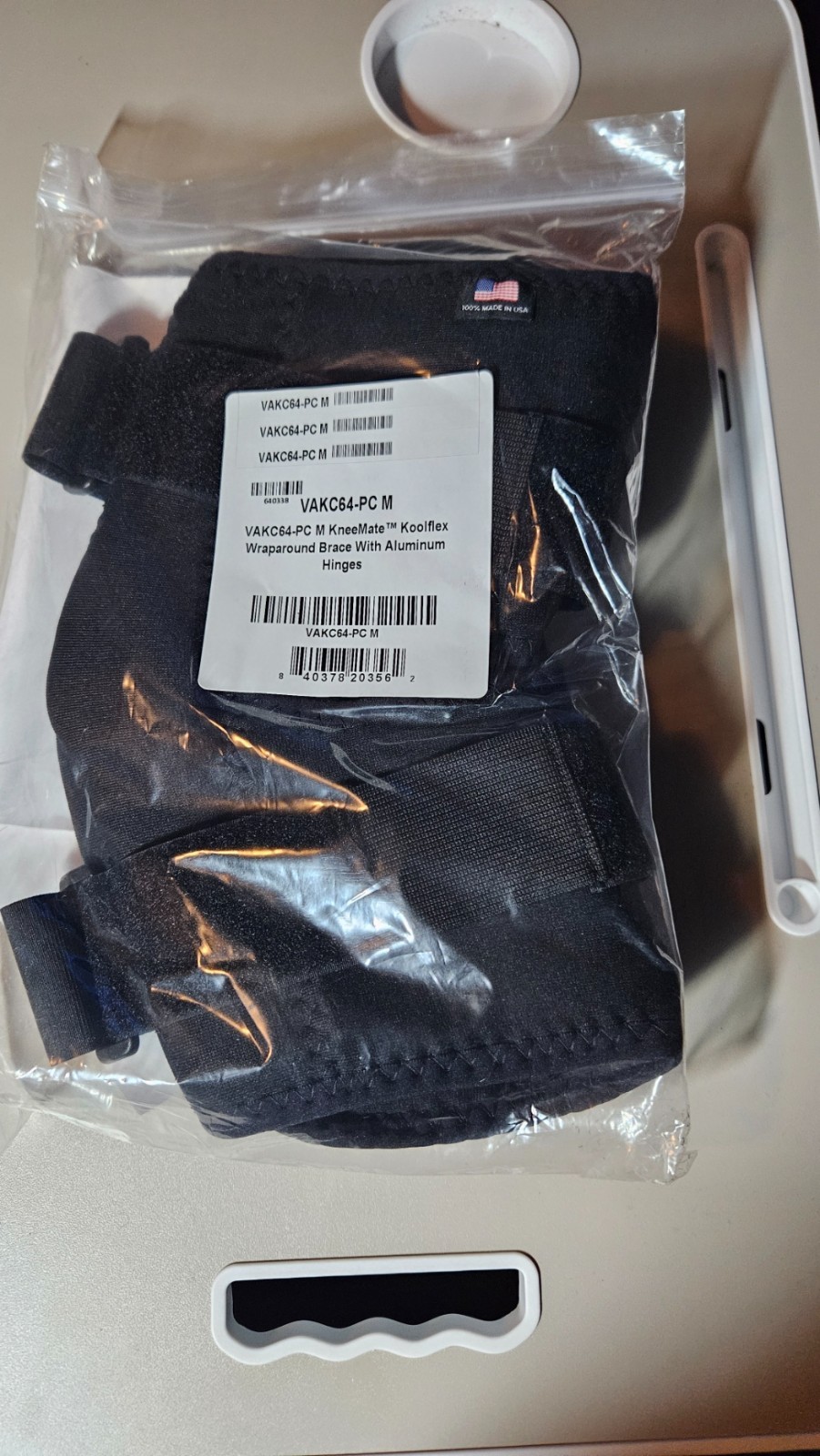 NEW KneeMate Koolflex Hinged Knee Brace Wraparound | Aluminum Hinges | Medium