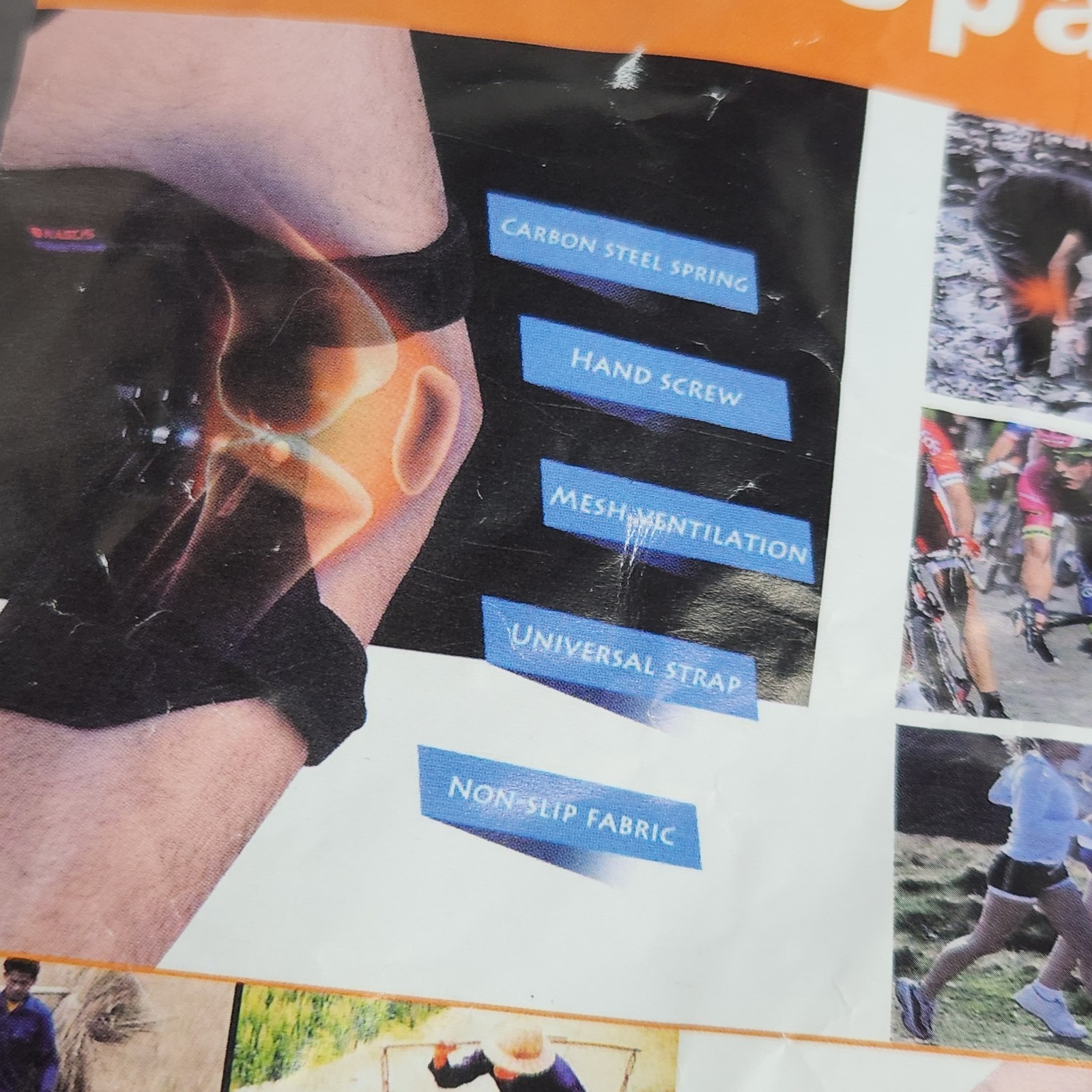 Power Knee Booster Strap Support Brace Adjustable Spring Assist Stabilizer