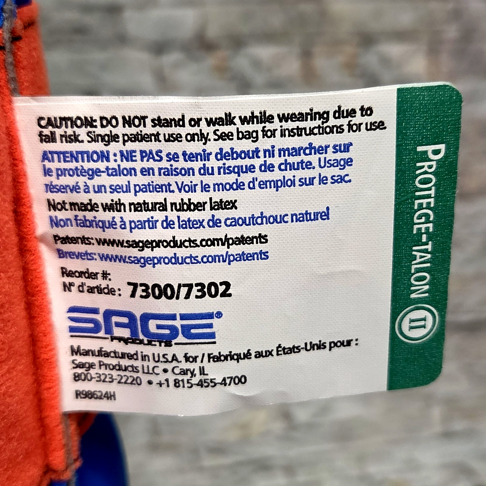 2-Safe Prevalon Heel Float Protector II 7300/7302 *Made in USA