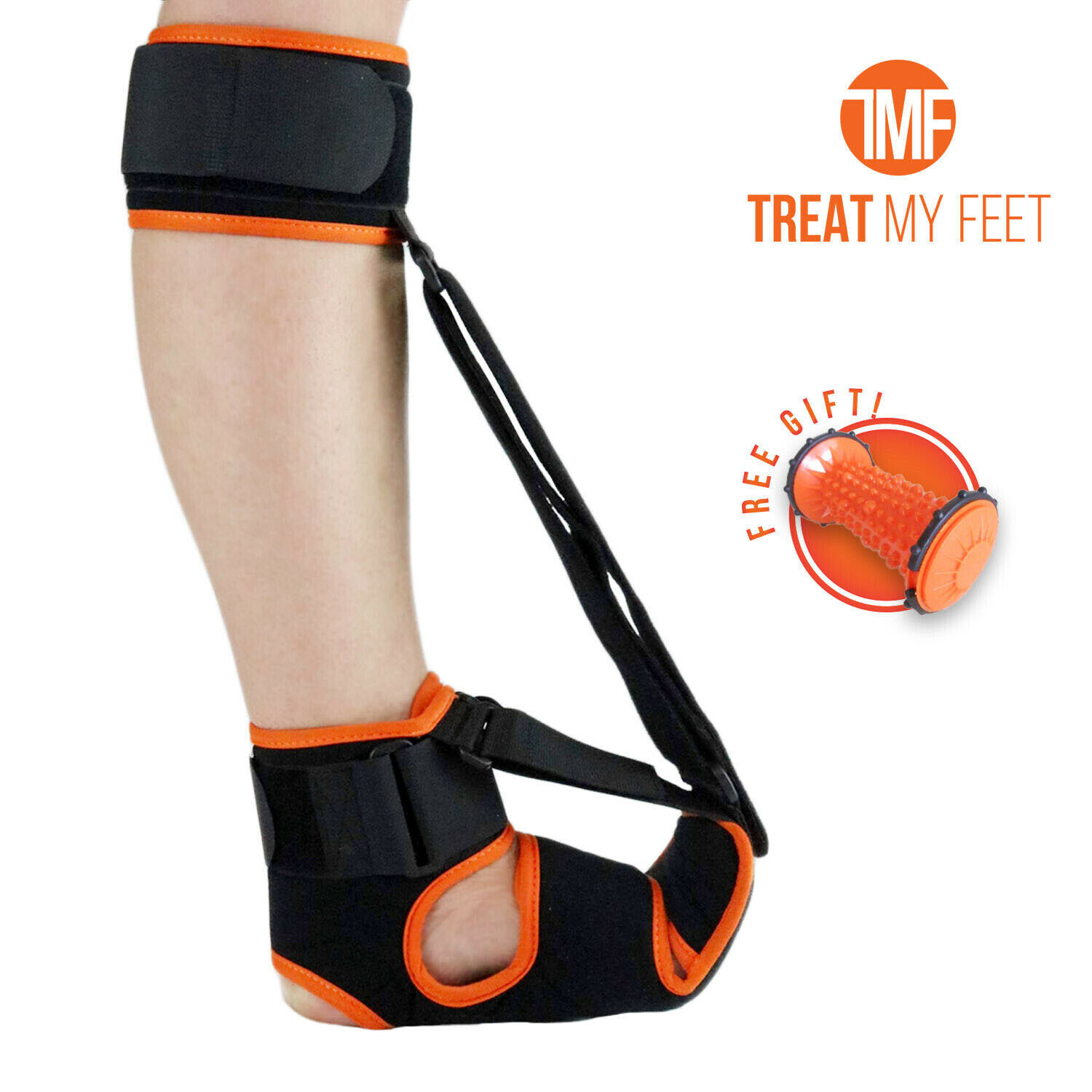 Plantar Fasciitis Night Splint Drop Foot Pain Relief Ankle Brace Support Strap