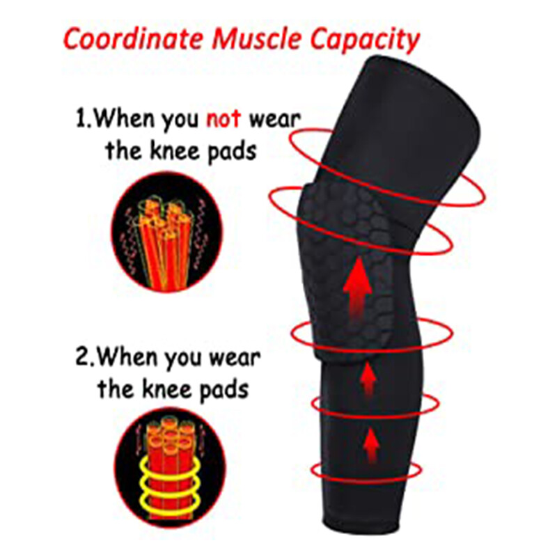 Knee Brace Leg Support Compression Sleeve Sports Protective Gear Guard Pad Gym