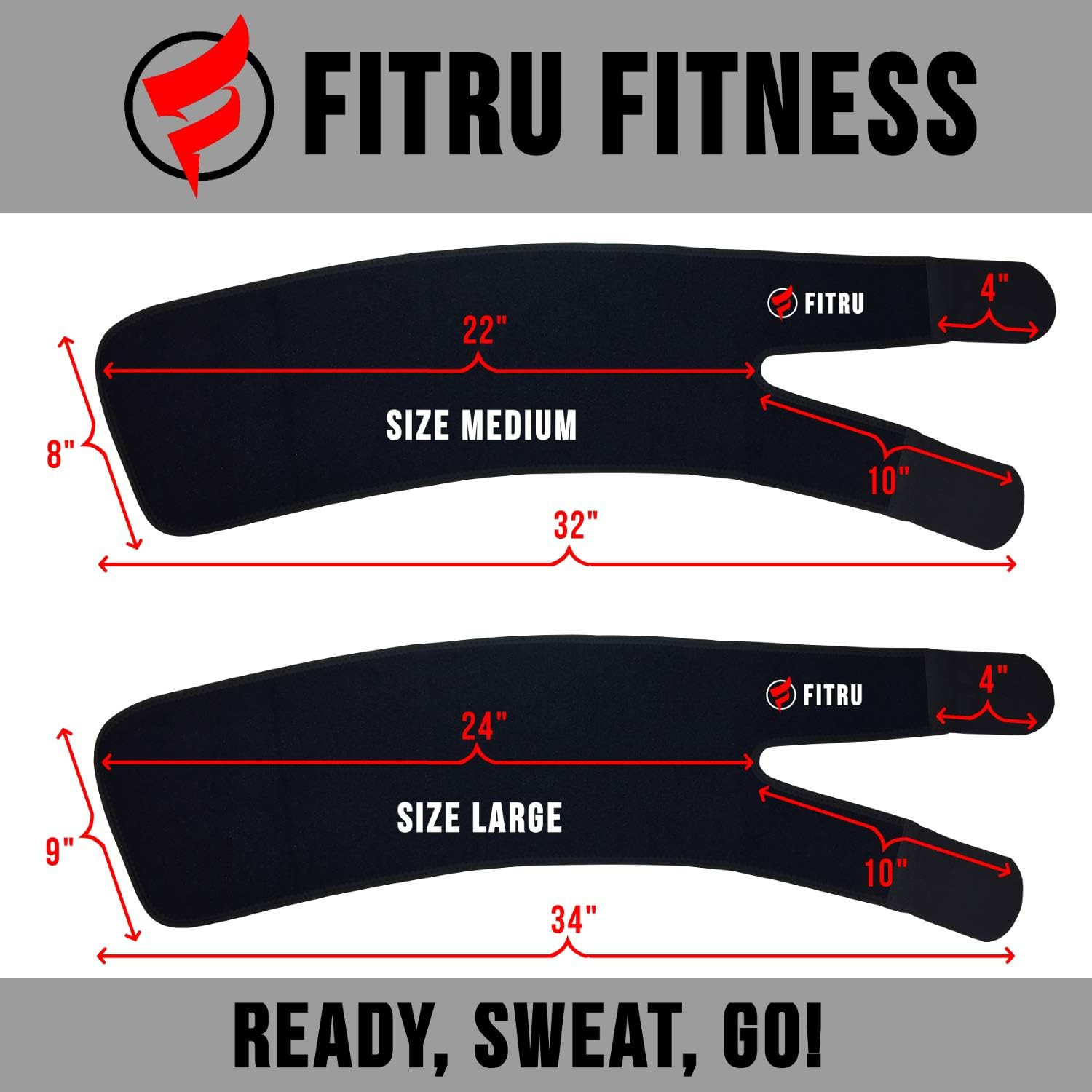 Premium Thigh Trimmers for Men & Women – Body Wrap Sauna Waist Trainer for Your