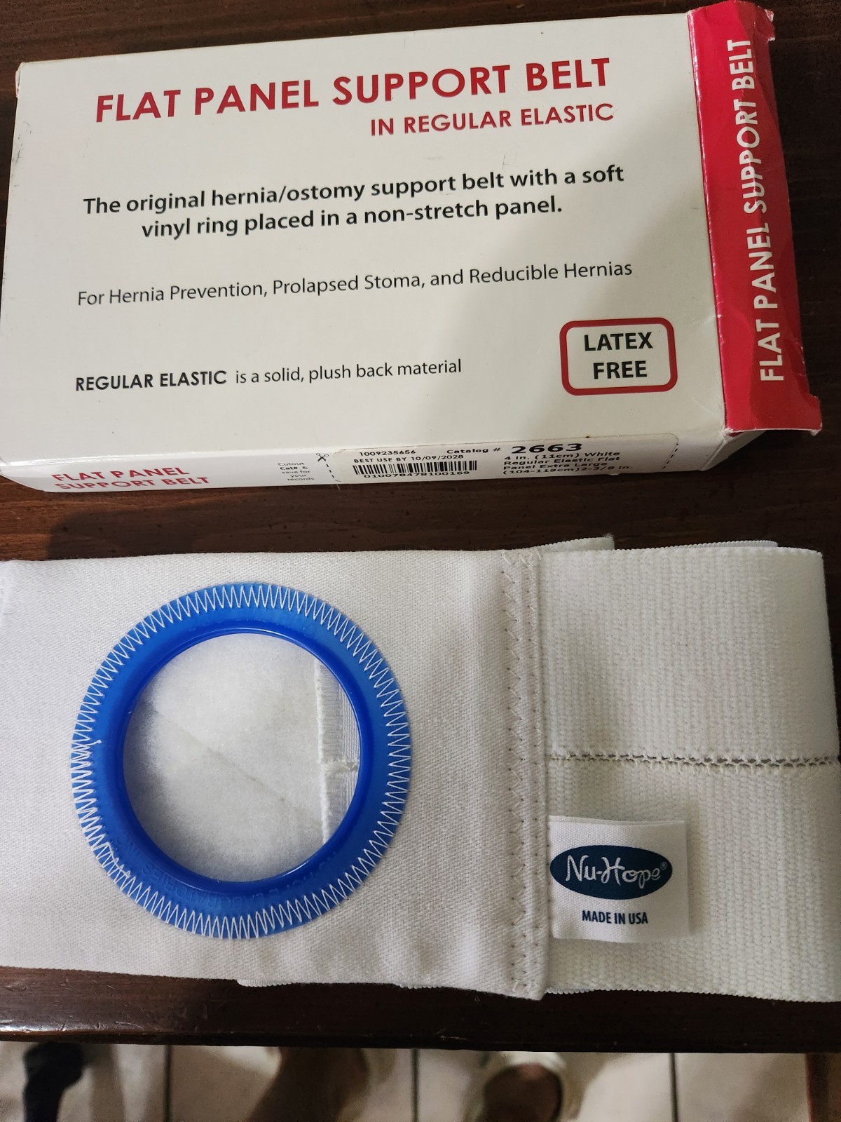 Nu-Hope 2663 Flat Panel Support Belt in Regular Elastic
