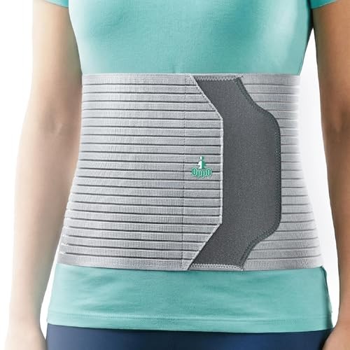 2360 Abdominal Binder – Breathable Postpartum, Postoperative, Large Grey