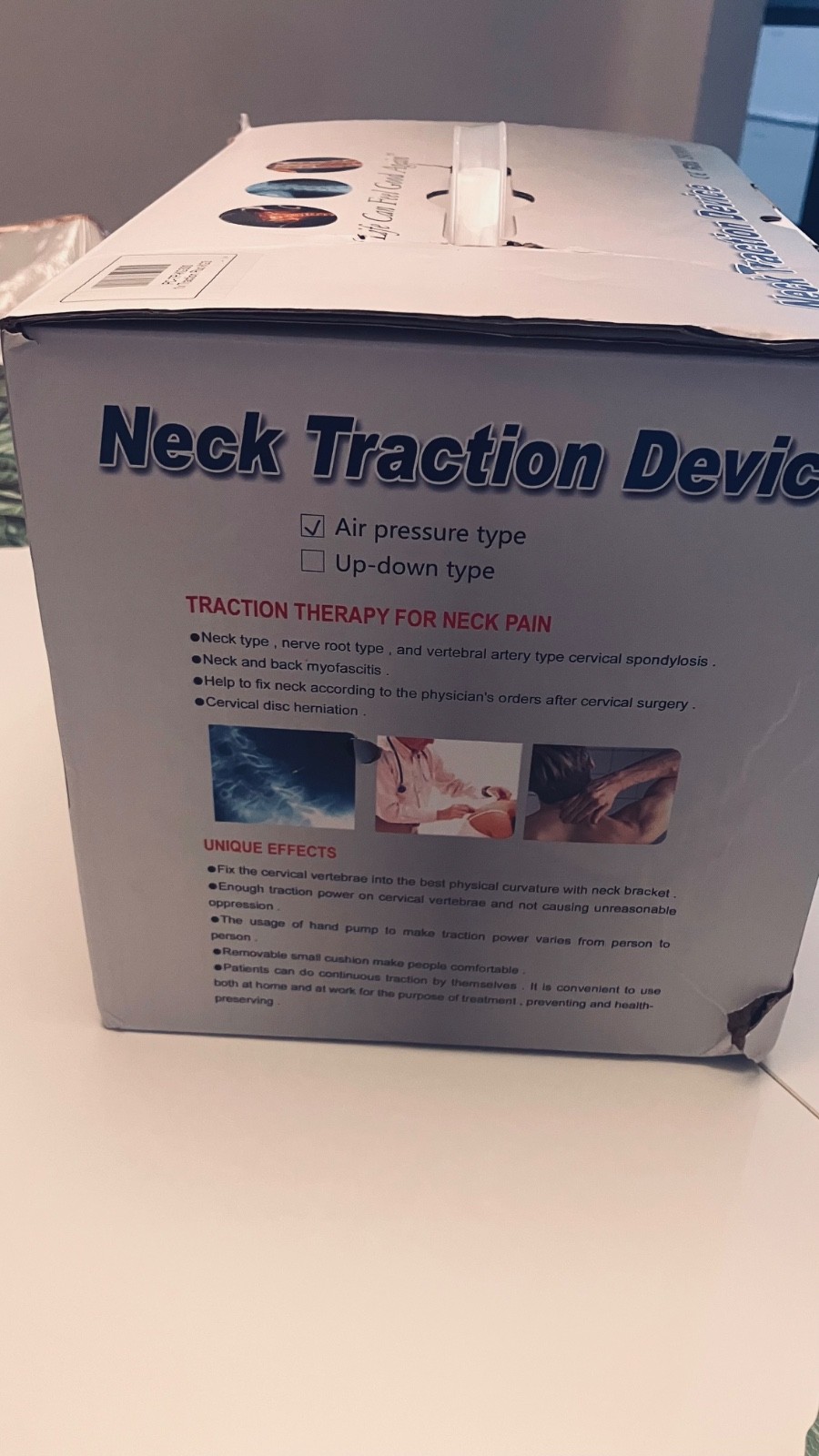 NEW CE FDA ISO9001 NECK TRACTION DEVICE AIR PRESSURE TYPE