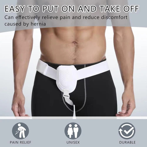 Single Hernia Support Belt Inguinal Groin Hernia Pain Relief Truss Brace Unisex